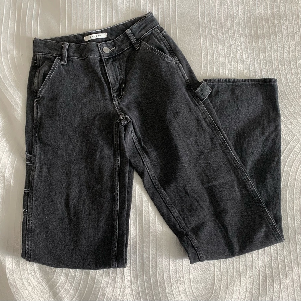 PacSun black low rise carpenter jeans Size 22